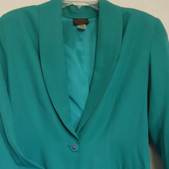 Green Blazer by Baronesa Size 8 - Picture 4 of 4